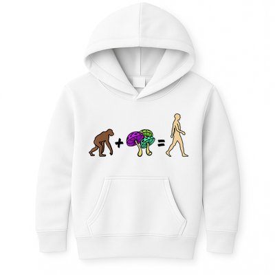 Stoned Ape Theory Psychedelic Magic Mushroom Monkey Kids Hoodie
