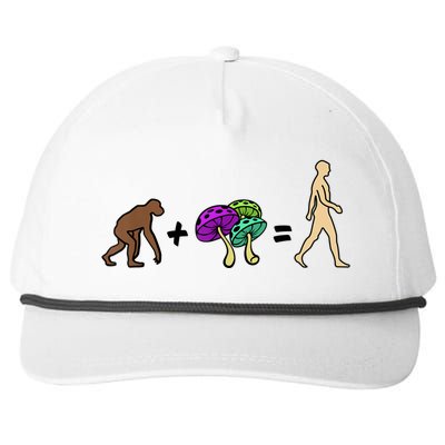 Stoned Ape Theory Psychedelic Magic Mushroom Monkey Snapback Five-Panel Rope Hat