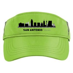 San Antonio Texas Skyline Adult Drive Performance Visor