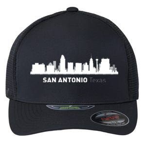 San Antonio Texas Skyline Flexfit Unipanel Trucker Cap