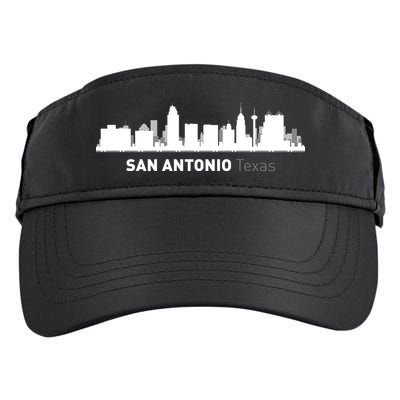 San Antonio Texas Skyline Adult Drive Performance Visor