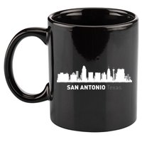 San Antonio Texas Skyline 11oz C Handle Ceramic Mug