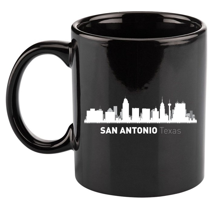 San Antonio Texas Skyline 11oz C Handle Ceramic Mug