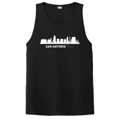 San Antonio Texas Skyline PosiCharge Competitor Tank