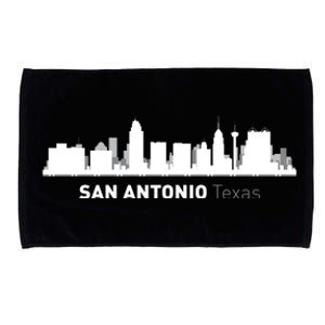 San Antonio Texas Skyline Microfiber Hand Towel