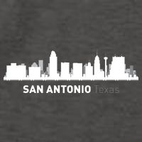 San Antonio Texas Skyline Vector Backpack