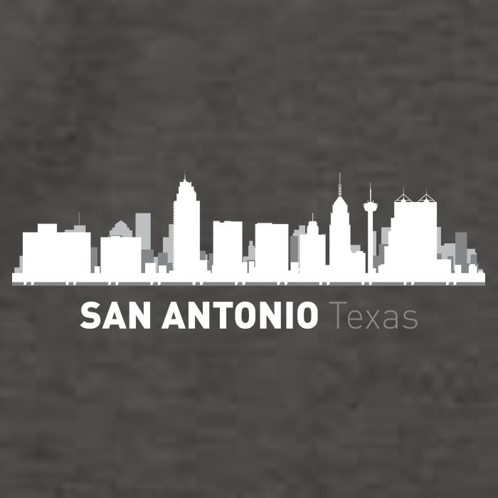 San Antonio Texas Skyline Vector Backpack