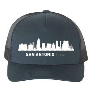 San Antonio Texas Skyline Yupoong Adult 5-Panel Trucker Hat