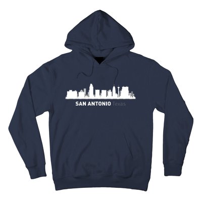 San Antonio Texas Skyline Hoodie