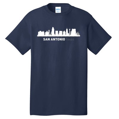 San Antonio Texas Skyline Tall T-Shirt