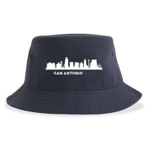 San Antonio Texas Skyline Sustainable Bucket Hat