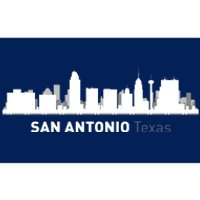 San Antonio Texas Skyline Bumper Sticker