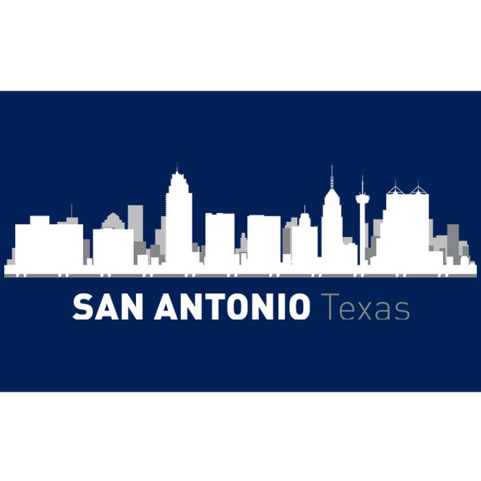 San Antonio Texas Skyline Bumper Sticker