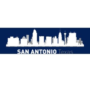 San Antonio Texas Skyline Bumper Sticker