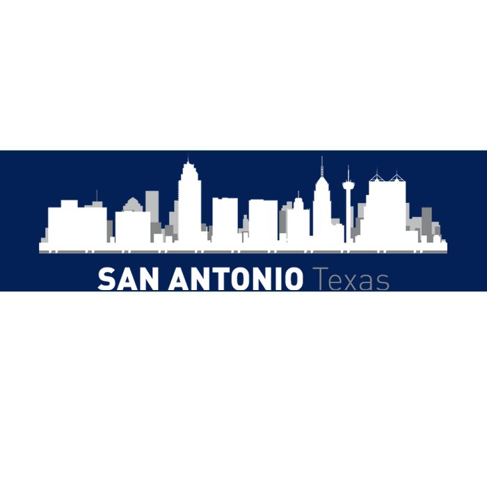 San Antonio Texas Skyline Bumper Sticker