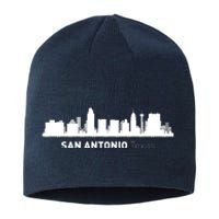 San Antonio Texas Skyline Sustainable Beanie