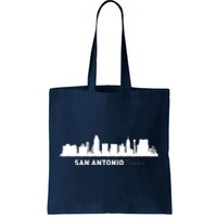 San Antonio Texas Skyline Tote Bag