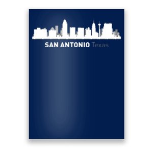 San Antonio Texas Skyline Poster