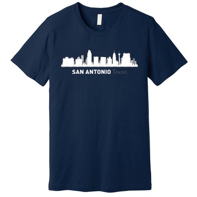 San Antonio Texas Skyline Premium T-Shirt