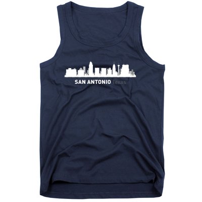 San Antonio Texas Skyline Tank Top