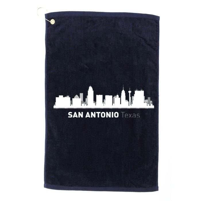 San Antonio Texas Skyline Platinum Collection Golf Towel