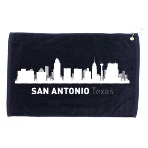 San Antonio Texas Skyline Grommeted Golf Towel