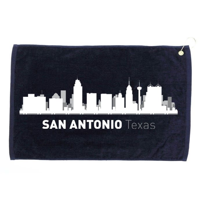 San Antonio Texas Skyline Grommeted Golf Towel