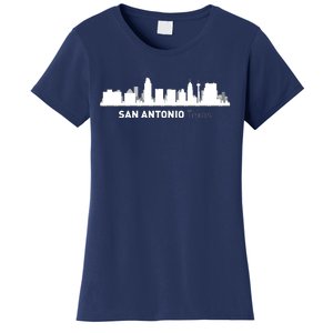 San Antonio Texas Skyline Women's T-Shirt