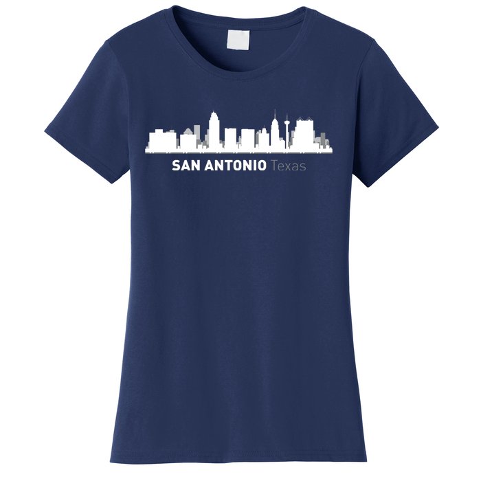 San Antonio Texas Skyline Women's T-Shirt