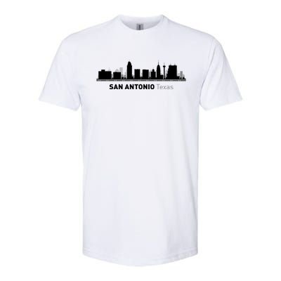 San Antonio Texas Skyline Softstyle CVC T-Shirt