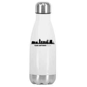 San Antonio Texas Skyline Stainless Steel Insulated Water Bottle