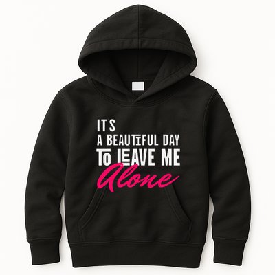 Sarcastic Alone Time Request Introverts Solitude Statement Kids Hoodie