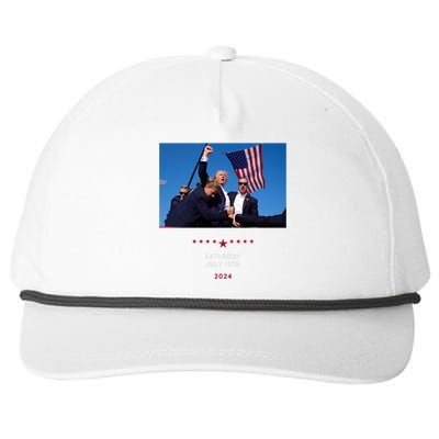 Shooting At Trump Rally In Pennsylvania Cute Gift Snapback Five-Panel Rope Hat