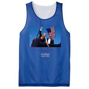 Shooting At Trump Rally In Pennsylvania Cute Gift Mesh Reversible Basketball Jersey Tank