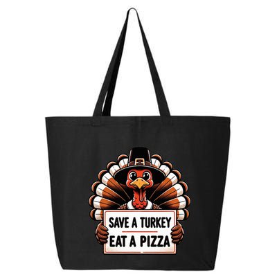 Save A Turkey Eat A Pizza Pilgrim Turkey  25L Jumbo Tote