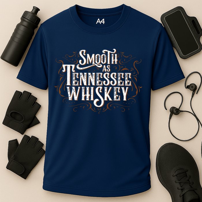 Smooth As Tennessee Whiskey Country Cooling Performance Crew T-Shirt