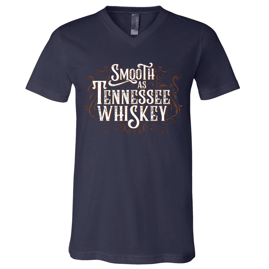 Smooth As Tennessee Whiskey Country V-Neck T-Shirt