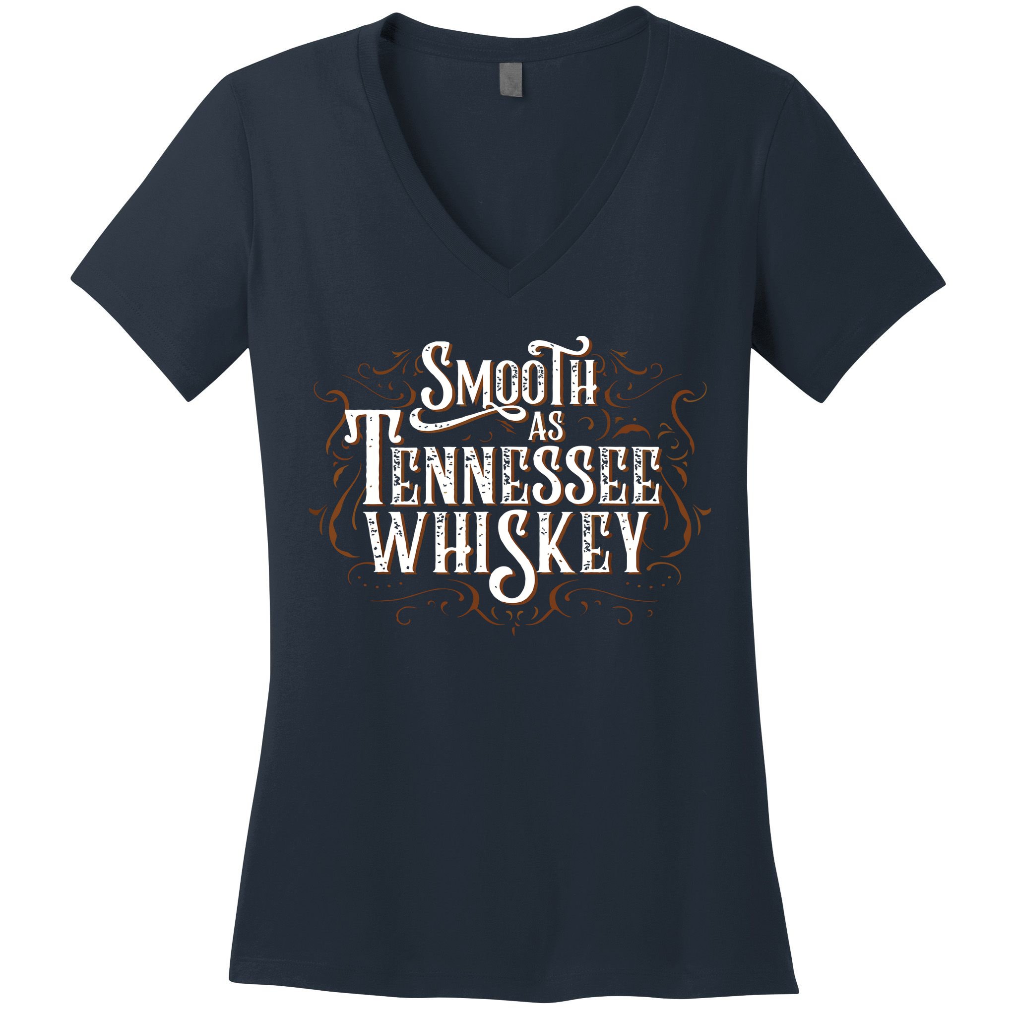 Smooth As Tennessee Whiskey Country Women's V-Neck T-Shirt