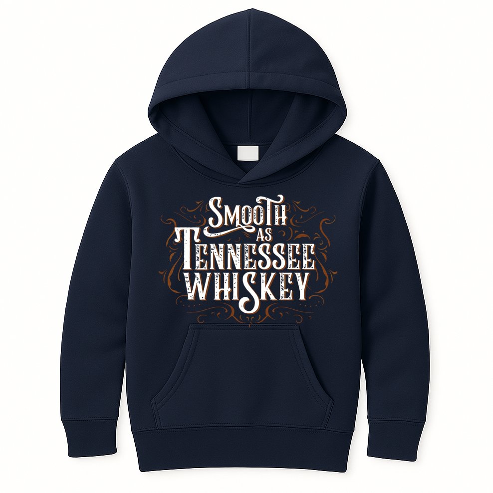Smooth As Tennessee Whiskey Country Kids Hoodie