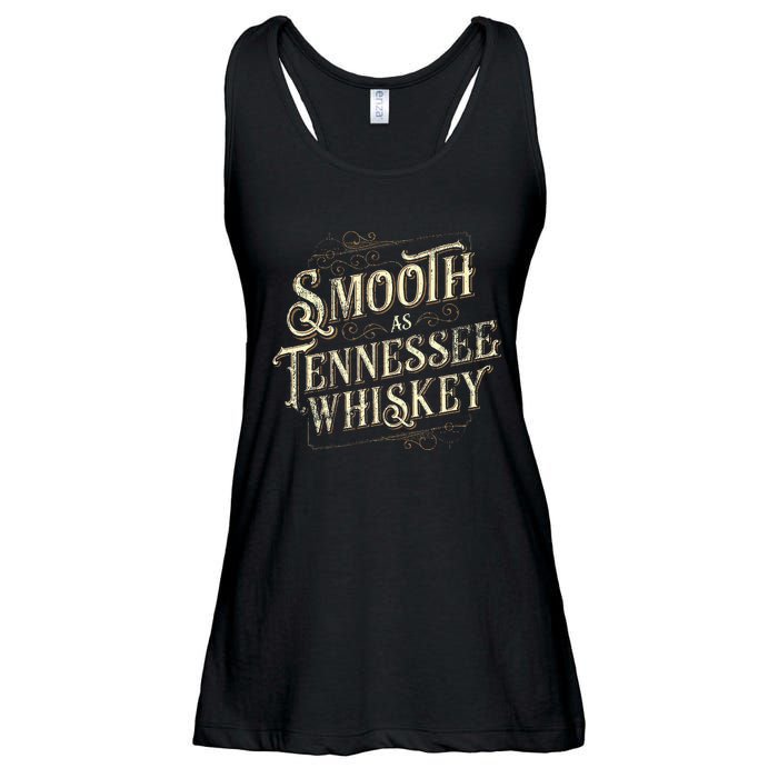 Smooth As Tennessee Whiskey Country Ladies Essential Flowy Tank