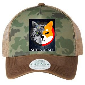 Shiba Army Terminator Dog Crypto Currency Meme Legacy Tie Dye Trucker Hat