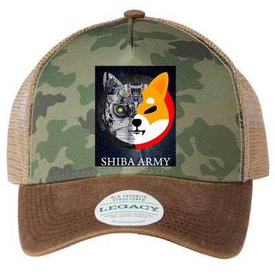 Shiba Army Terminator Dog Crypto Currency Meme Legacy Tie Dye Trucker Hat