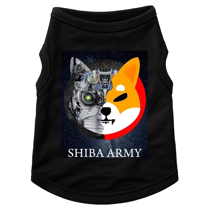 Shiba Army Terminator Dog Crypto Currency Meme Doggie Tank