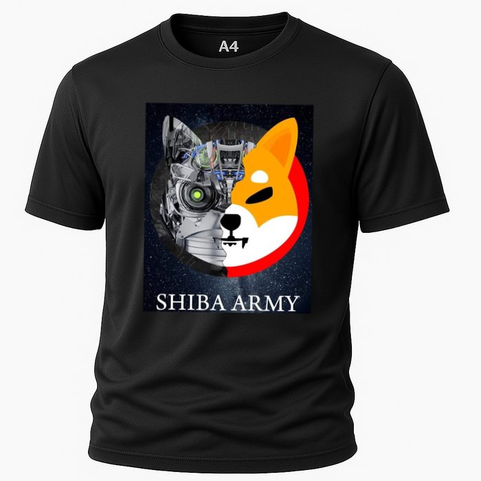 Shiba Army Terminator Dog Crypto Currency Meme Performance Shirt