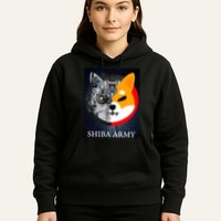 Shiba Army Terminator Dog Crypto Currency Meme Hoodie