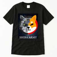 Shiba Army Terminator Dog Crypto Currency Meme Tall T-Shirt