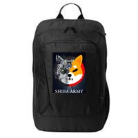 Shiba Army Terminator Dog Crypto Currency Meme City Backpack