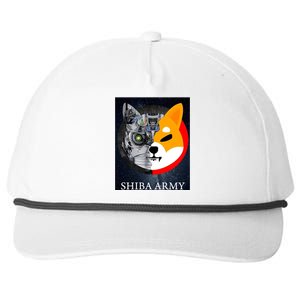 Shiba Army Terminator Dog Crypto Currency Meme Snapback Five-Panel Rope Hat