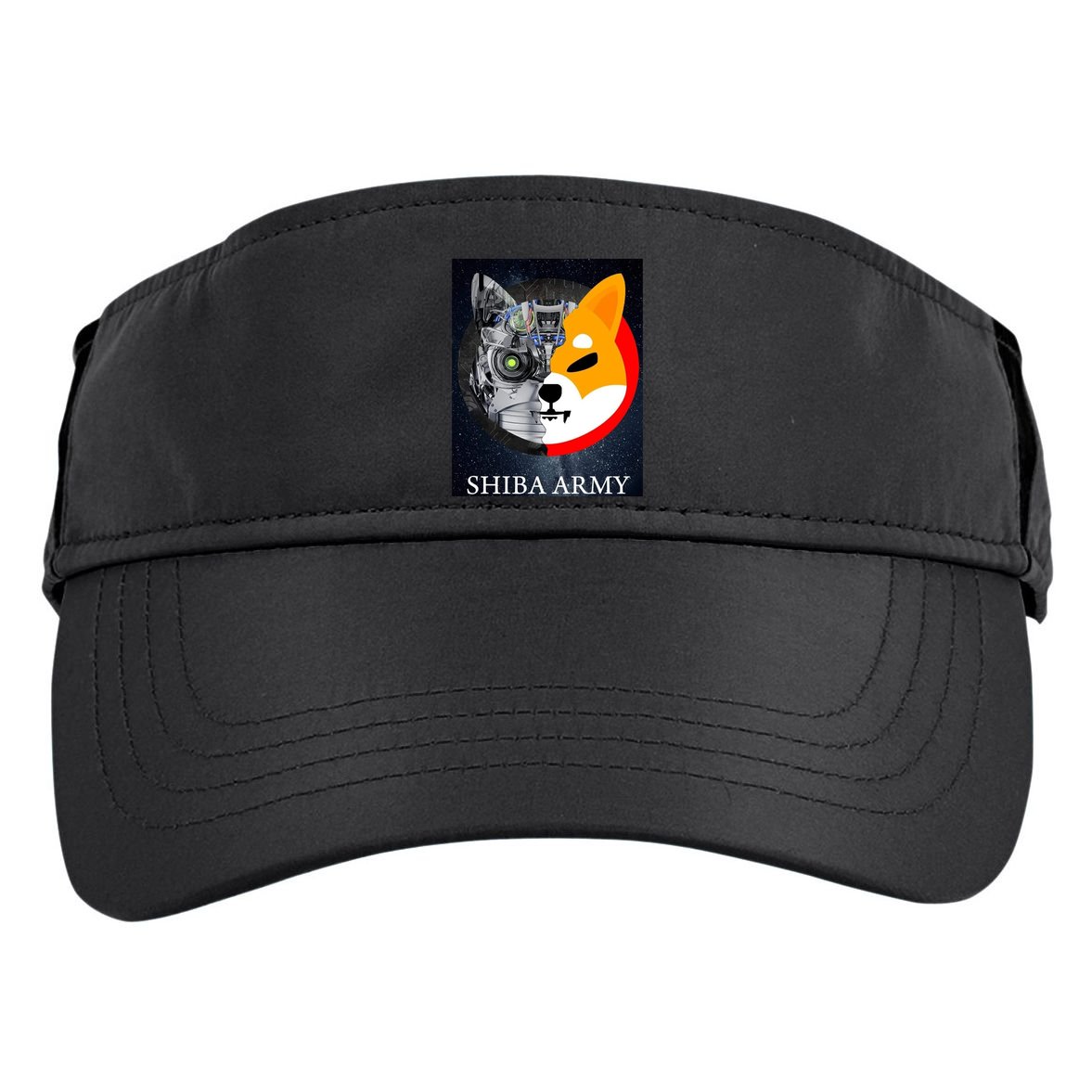 Shiba Army Terminator Dog Crypto Currency Meme Adult Drive Performance Visor