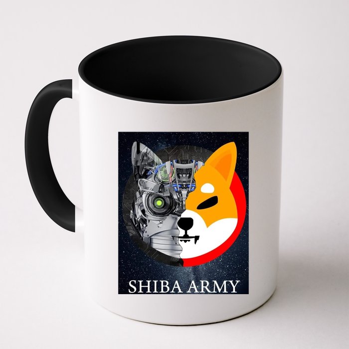 Shiba Army Terminator Dog Crypto Currency Meme Mug